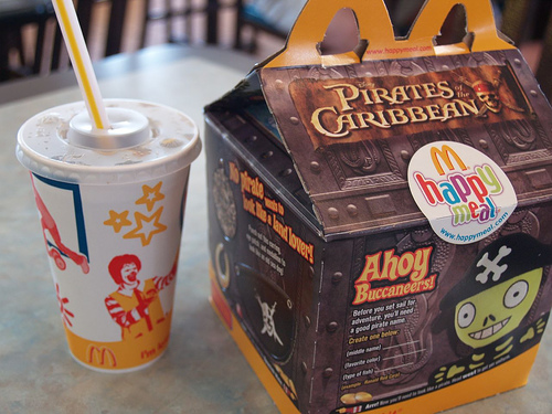 a happy meal from McDonald's